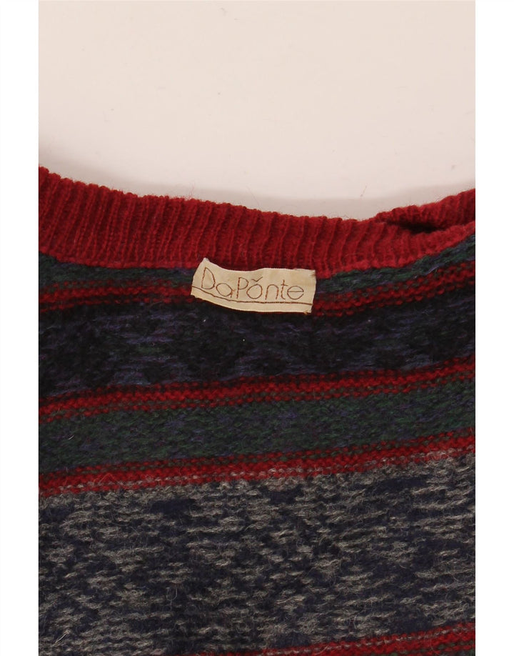 VINTAGE Herretrøjetrøje med rund hals Medium Flerfarvet Fair Isle