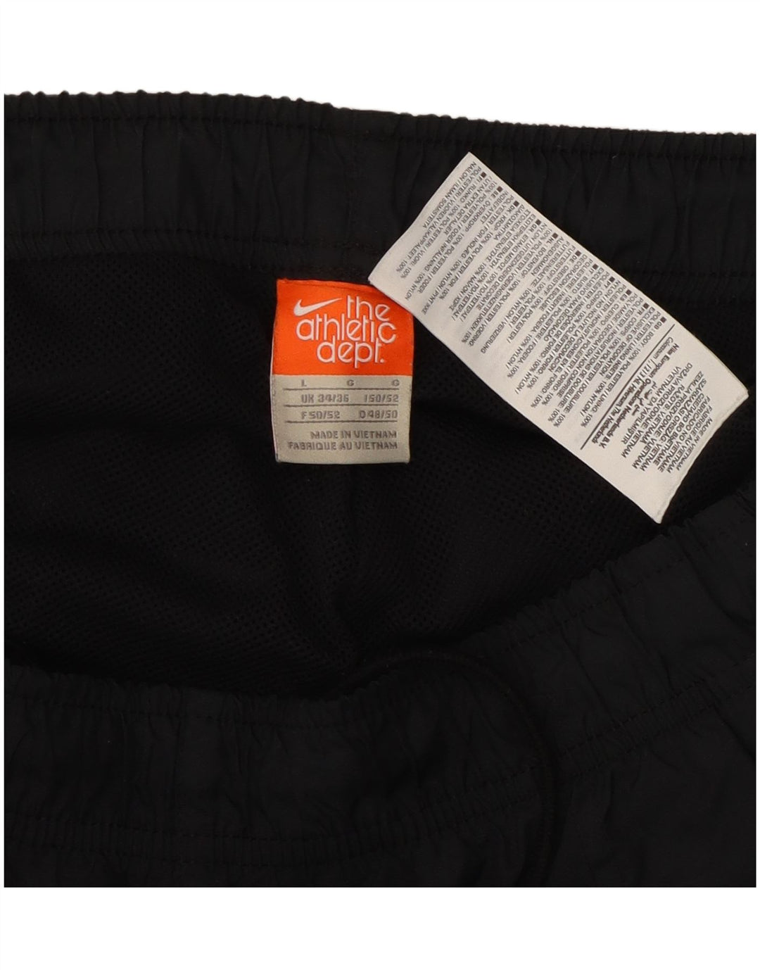 Nike træningsdragt bukser til mænd, joggers, store sorte polyester