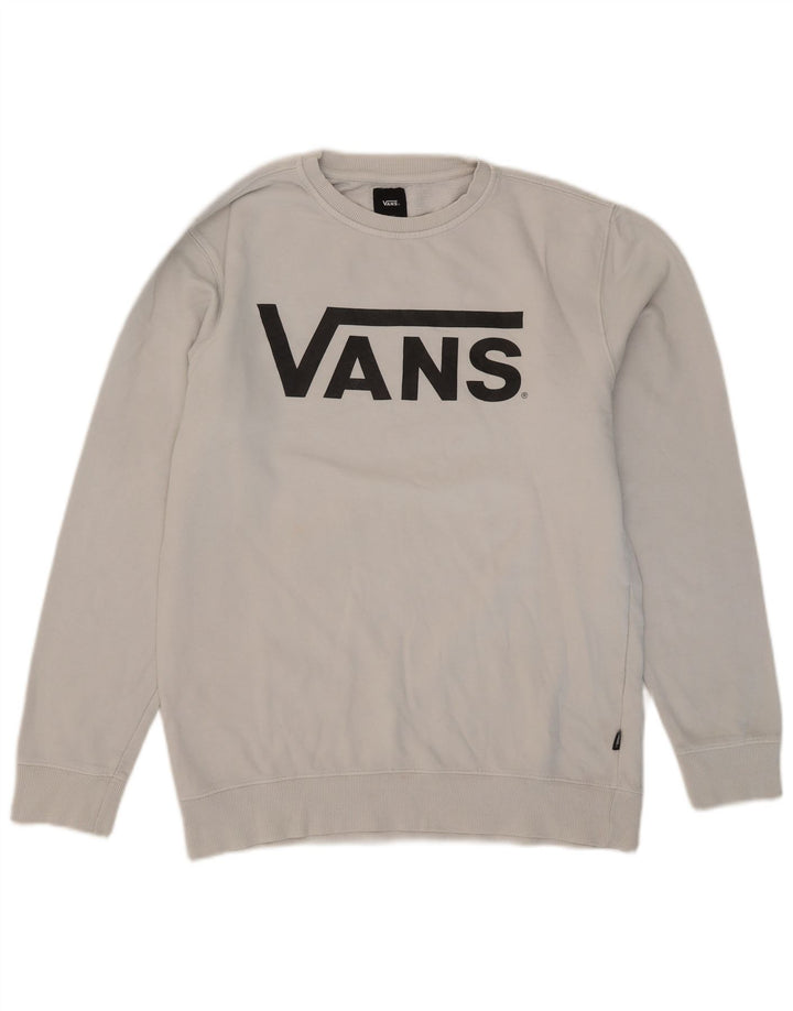 VANS Grafisk sweatshirt til mænd, stor grå