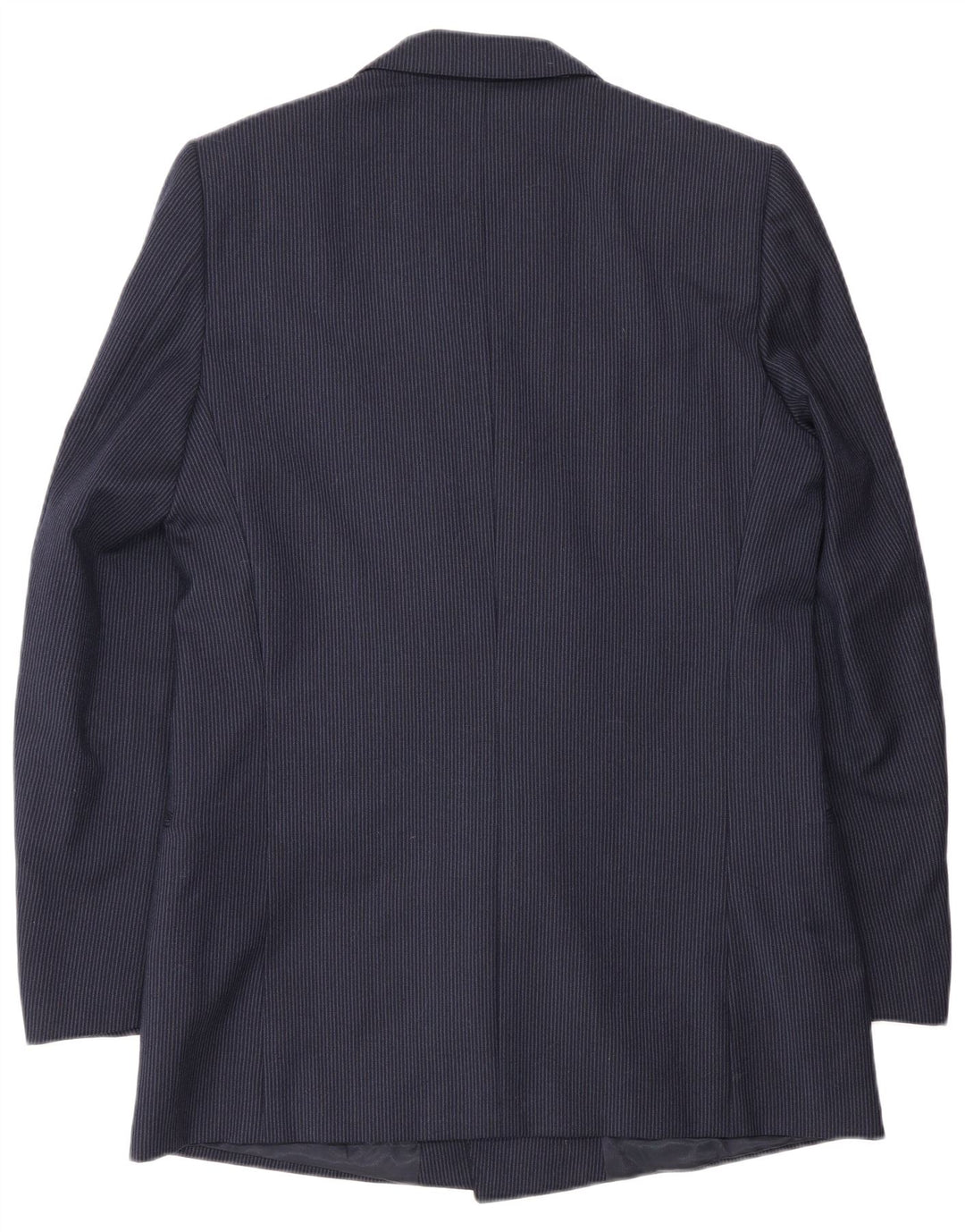 Vintage Herre Club Blazer Jacket IT 50 Stor Marineblå Stribet