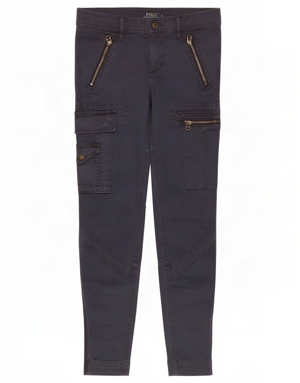 Polo Ralph Lauren Dame Slim Cargo Bukser US 2 XS W28 L30 Marineblå