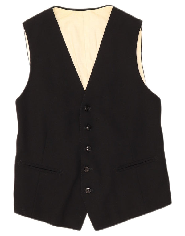 Vintage herrevest XS Sort