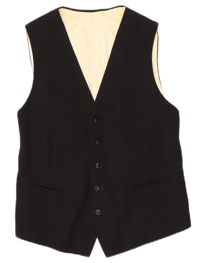 Vintage herrevest XS Sort