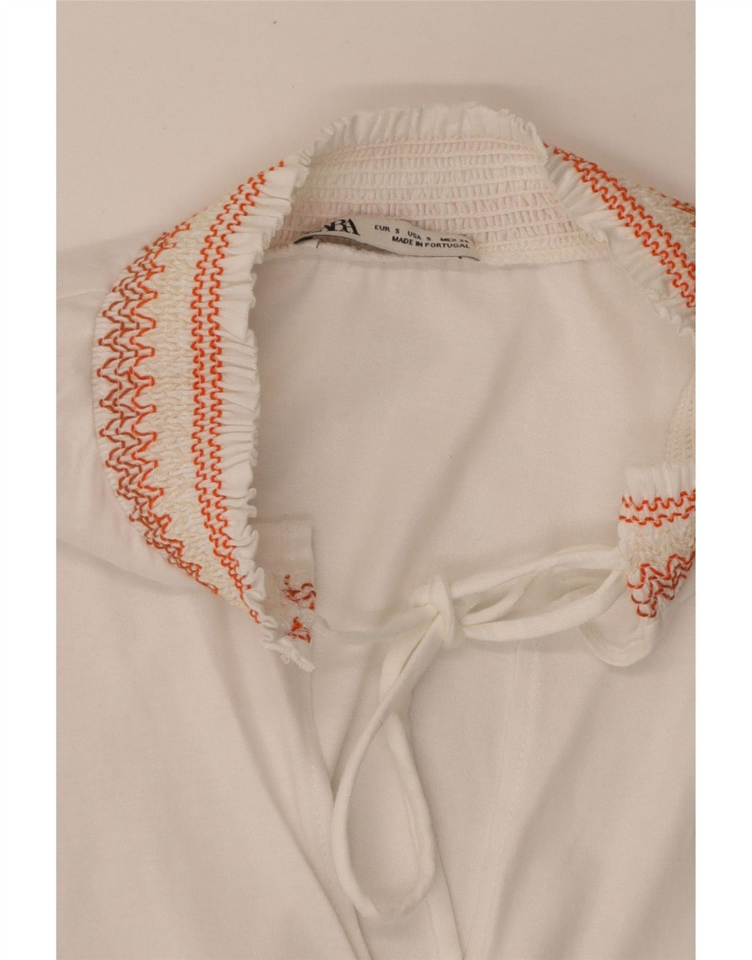 ZARA Womens Oversized Blouse Top UK 10 Small White