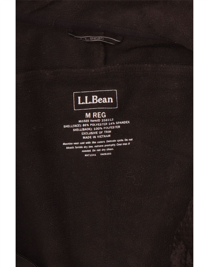 L.L.BEAN Dame vindjakke UK 14 Medium Sort Polyester