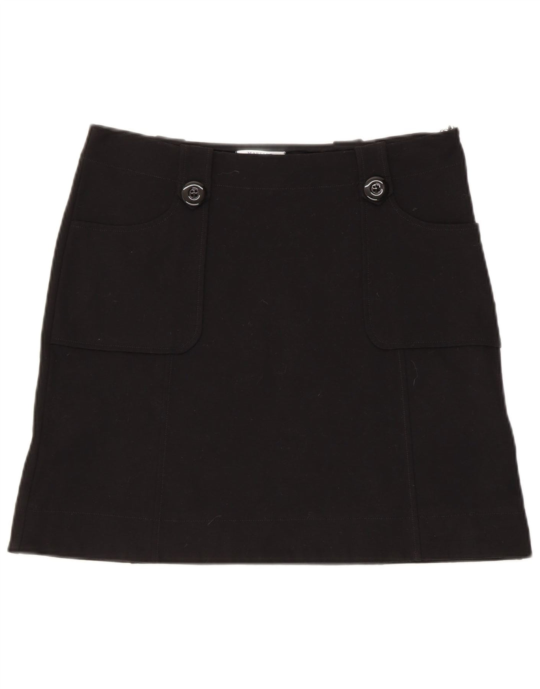 Marella Dame Mini-nederdel UK 10 Small W34 Black Viscose