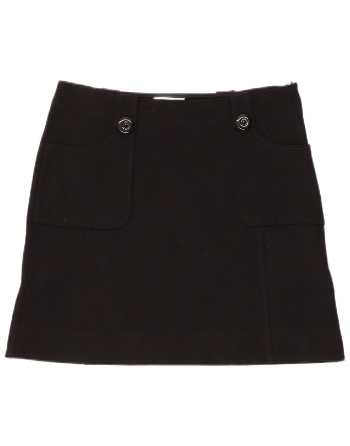 Marella Dame Mini-nederdel UK 10 Small W34 Black Viscose