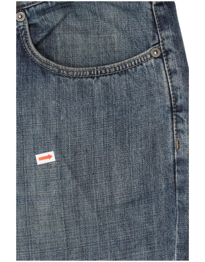 TOMMY HILFIGER Straight jeans til mænd W38 L30 Blå Bomuld
