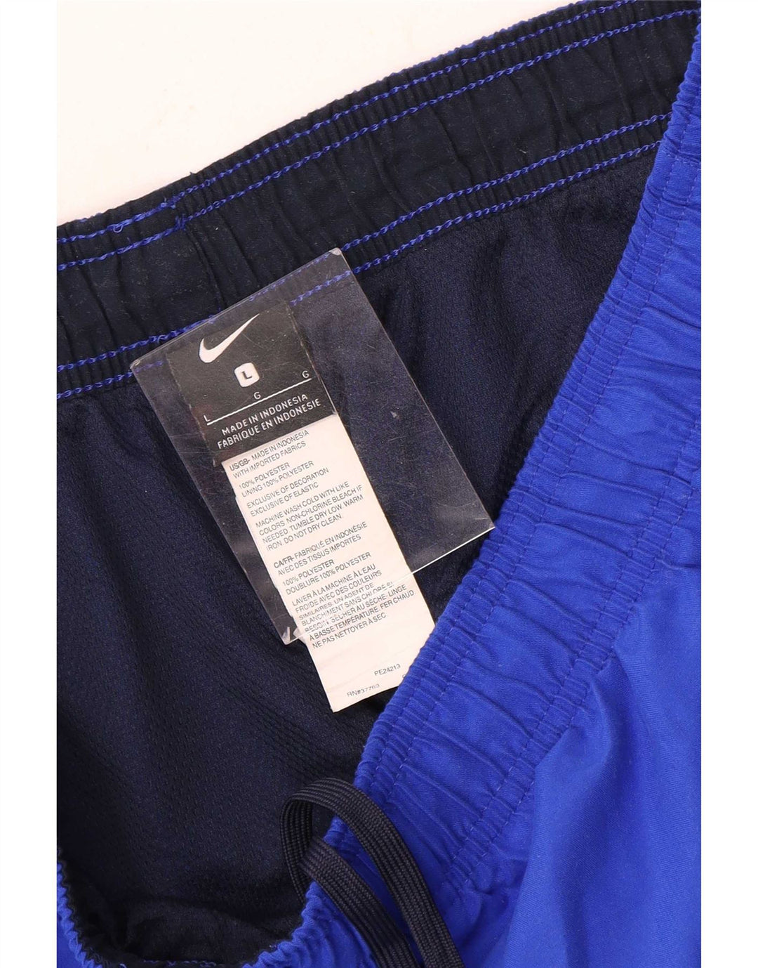 Nike Sportsshorts til mænd, store blå polyester