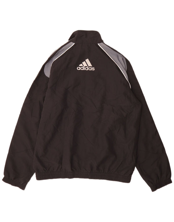 Adidas Grafisk træningsdragt topjakke til mænd XL Sort Colourblock Sports