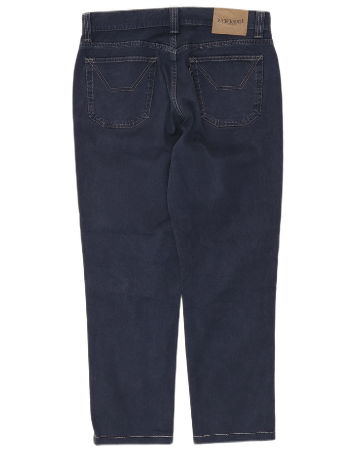 JECKERSON Herre Slim Casual Bukser W32 L26 Marineblå Bomuld