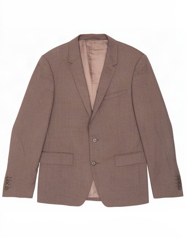 Marks & Spencer Herre Autograph Slim Fit Blazer Jacket UK 38 Medium Brown