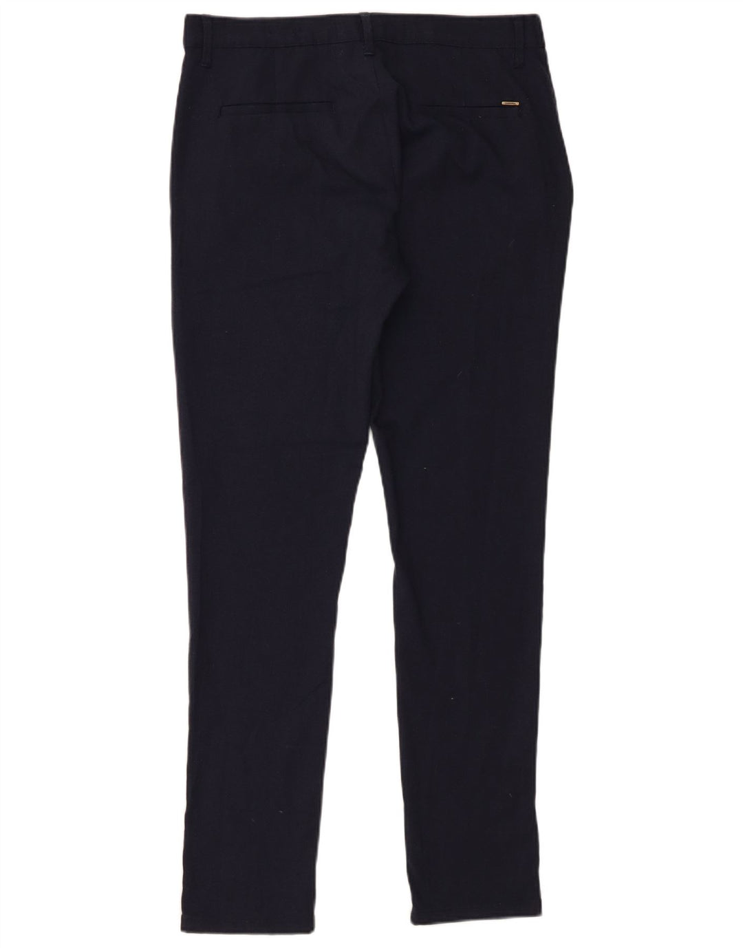 Zara Herre Slim Chino Bukser EU 40 Medium W31 L30 Marineblå Polyester