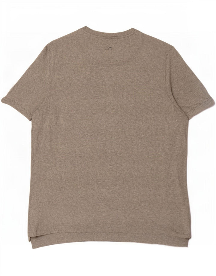 Diesel Herre T-Shirt Top XL Grå Flecked