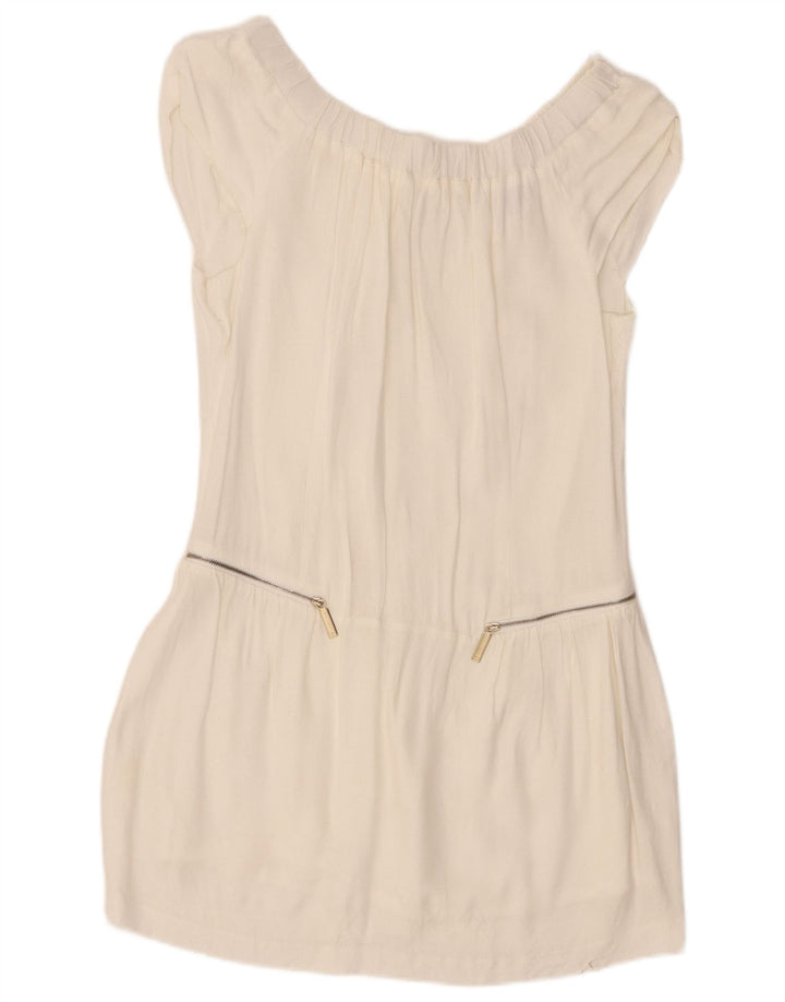 Elisabetta Franchi Dame Off Shoulder Kjole IT 44 Medium White Viscose