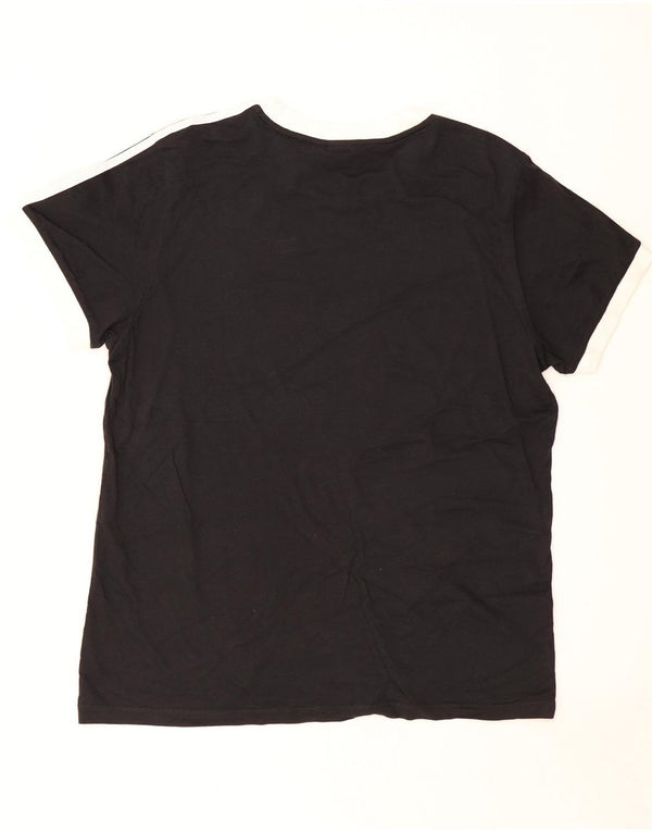 Adidas Mens T-Shirt Top Large Black