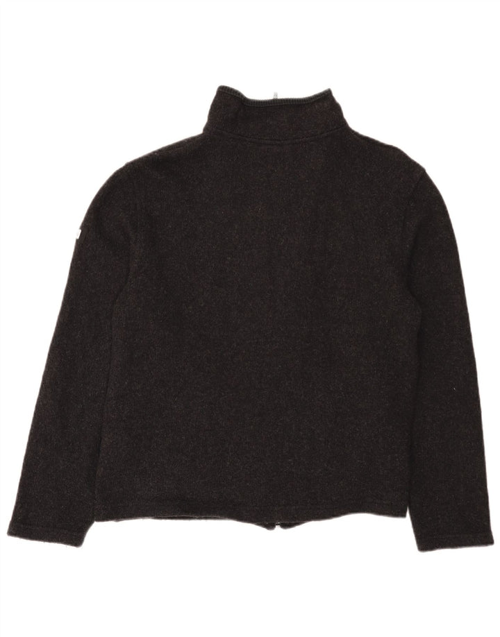 Kickers Dame Cardigan Sweater UK 14 Medium Grey Uld