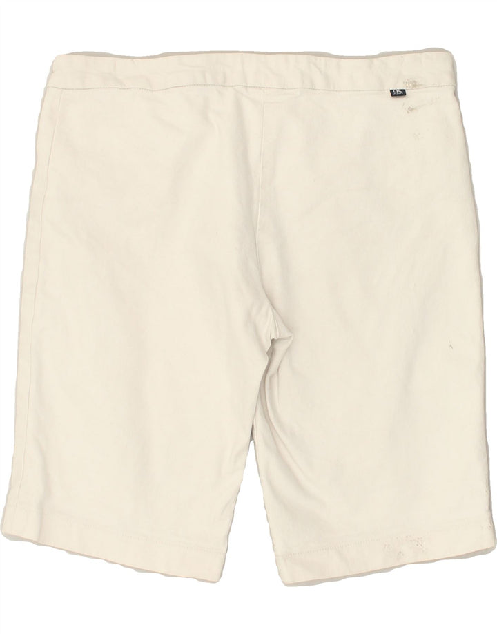 CALVIN KLEIN Womens Casual Shorts W30 Medium Off White | Vintage Calvin Klein | Thrift | Second-Hand Calvin Klein | Used Clothing | Messina Hembry 