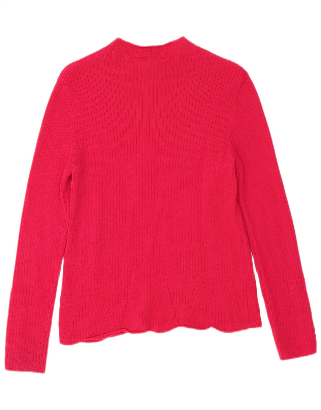 Jigsaw Dame Crew Neck Jumper Sweater UK 10 Small Pink Wool