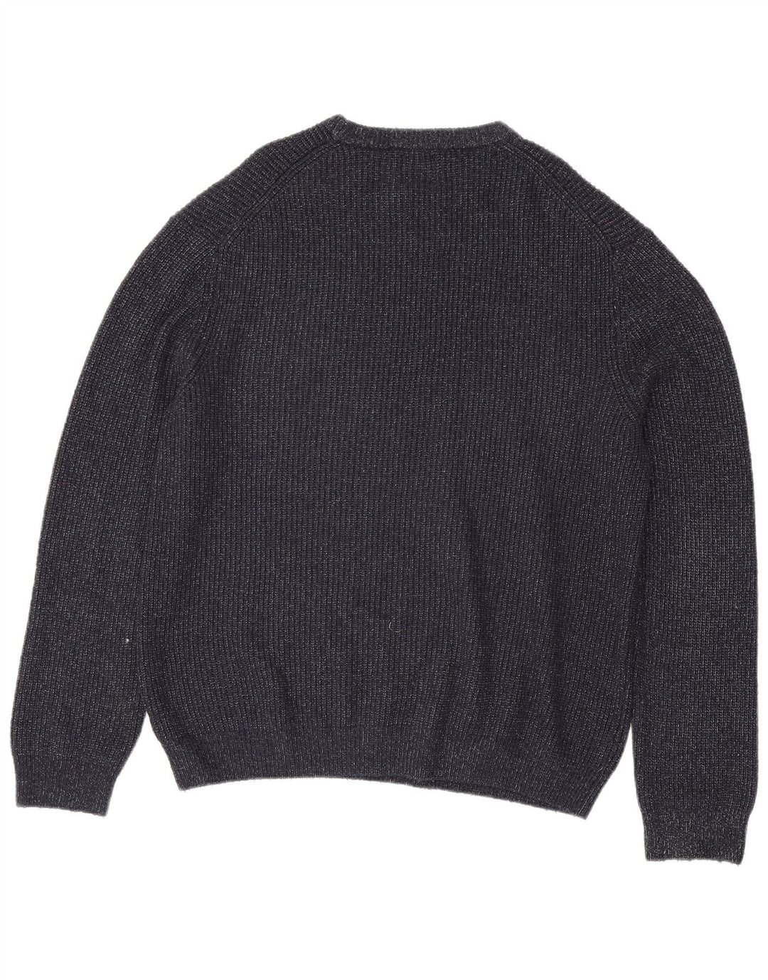 Marks & Spencer Herre sweater med rund hals XL Marineblå Flecked