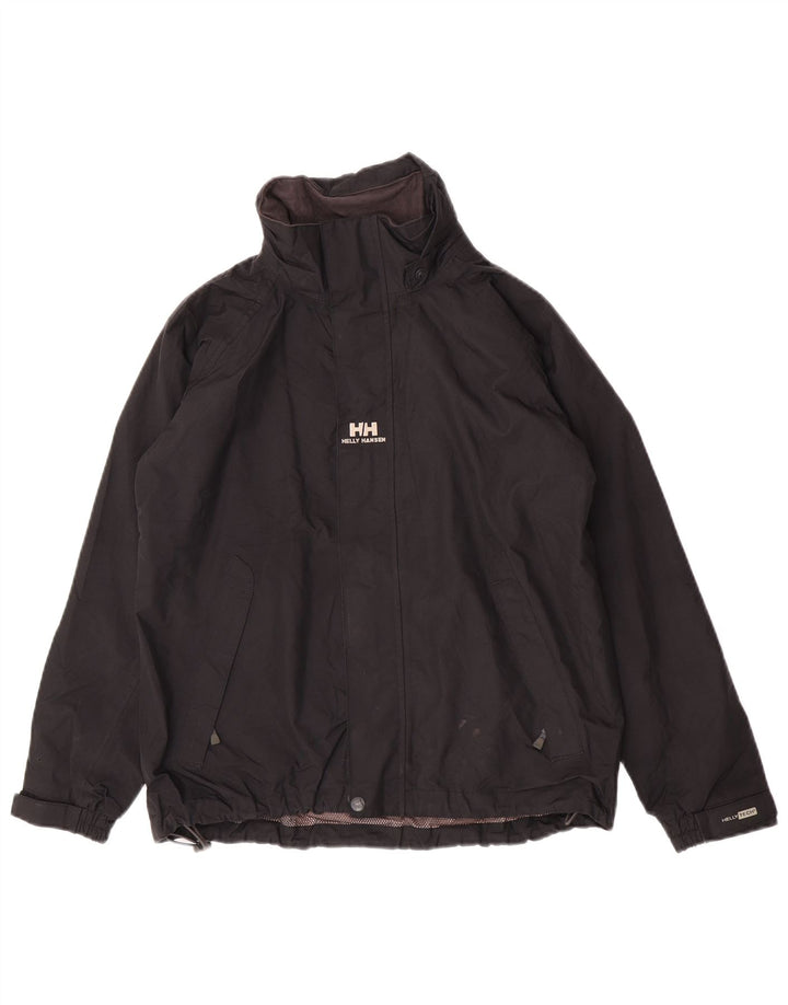 Helly Hansen Boys Windbreaker Jacket 11-12 År Sort Polyester