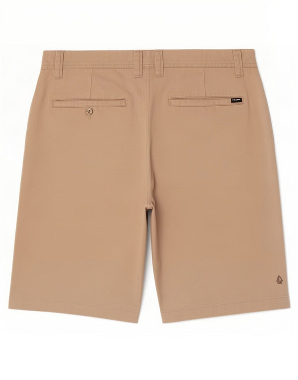 Volcom Herre Chino Shorts Large W36 Beige Polyester
