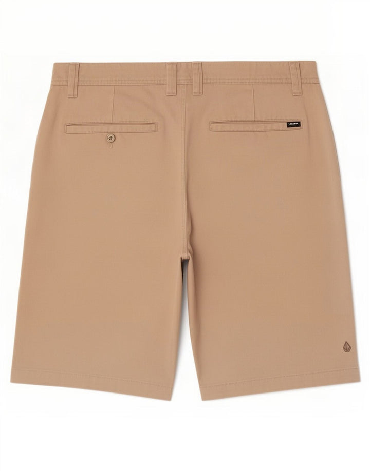 Volcom Herre Chino Shorts Large W36 Beige Polyester