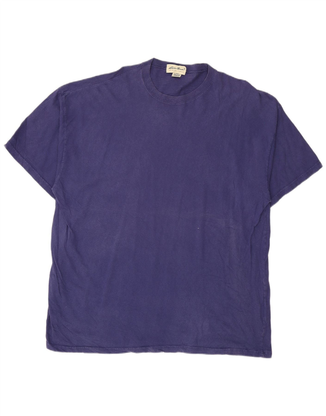 EDDIE BAUER Herre T-Shirt Top Stor Lilla Bomuld