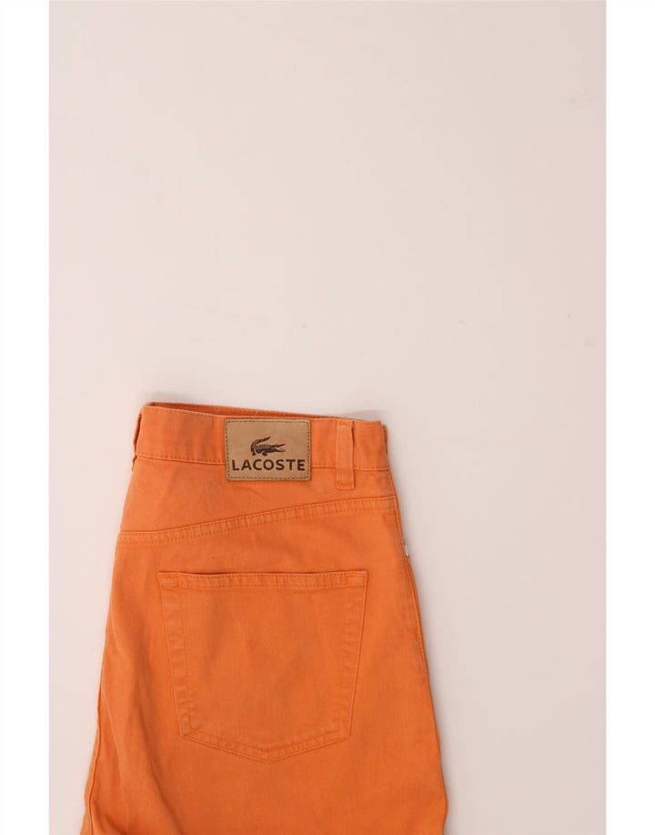 LACOSTE Womens Straight Jeans Size 42 Large W30 L30 Orange Cotton Vintage Lacoste and Second-Hand Lacoste from Messina Hembry 