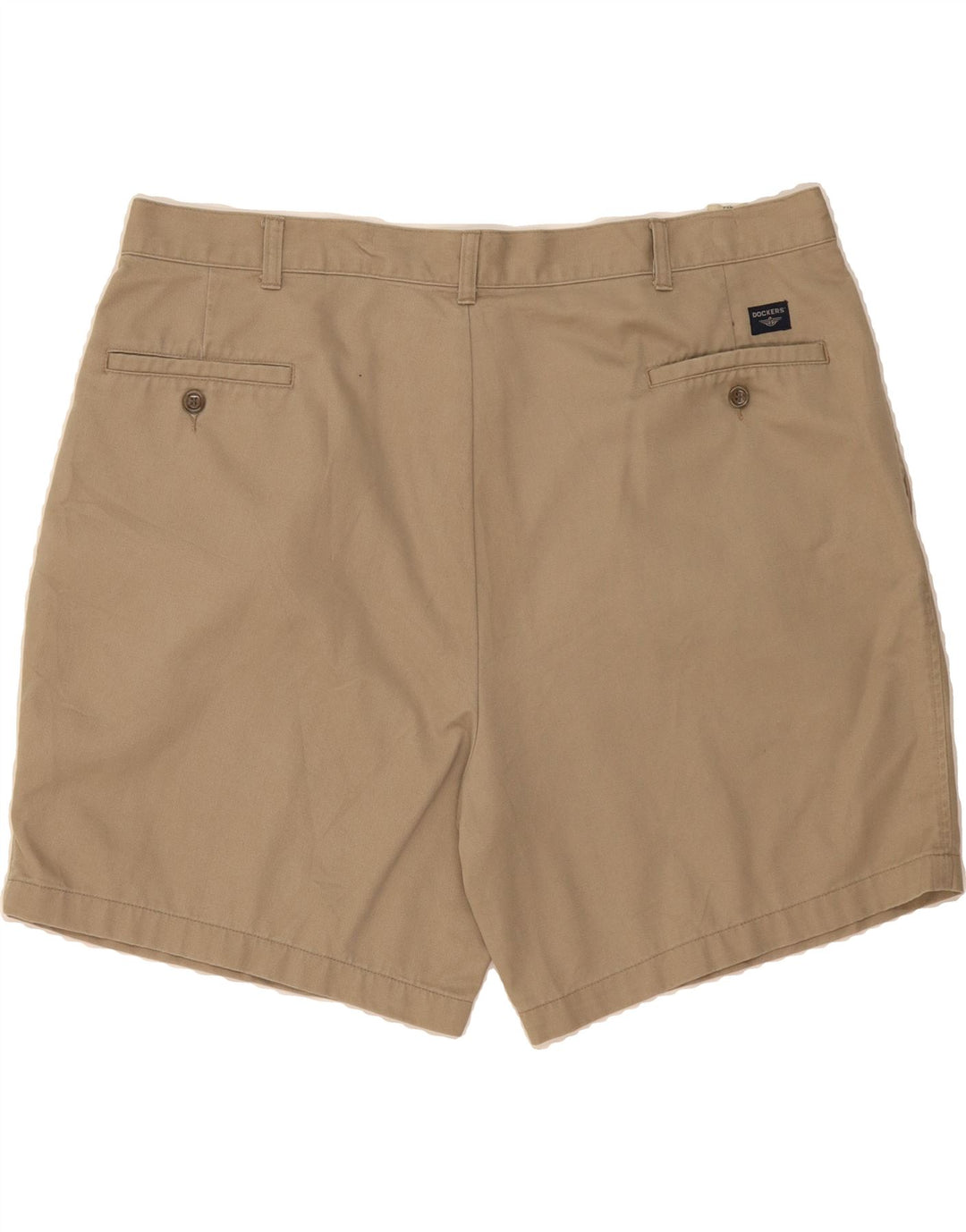 DOCKERS Mens Pegged Chino Shorts W42 2XL Beige Cotton Vintage Dockers and Second-Hand Dockers from Messina Hembry 