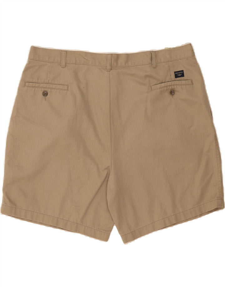 DOCKERS Mens Pegged Chino Shorts W42 2XL Beige Cotton Vintage Dockers and Second-Hand Dockers from Messina Hembry 