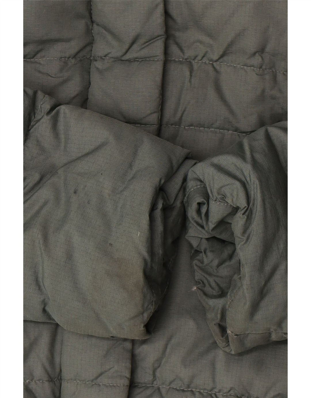 Columbia Dame Hætte Polstret Frakke UK 16 Stor Grøn Polyester