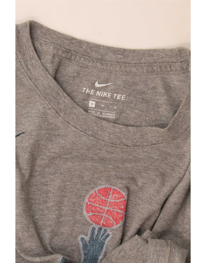 Nike Herre Washington Wizards grafisk T-shirt top mellemgrå