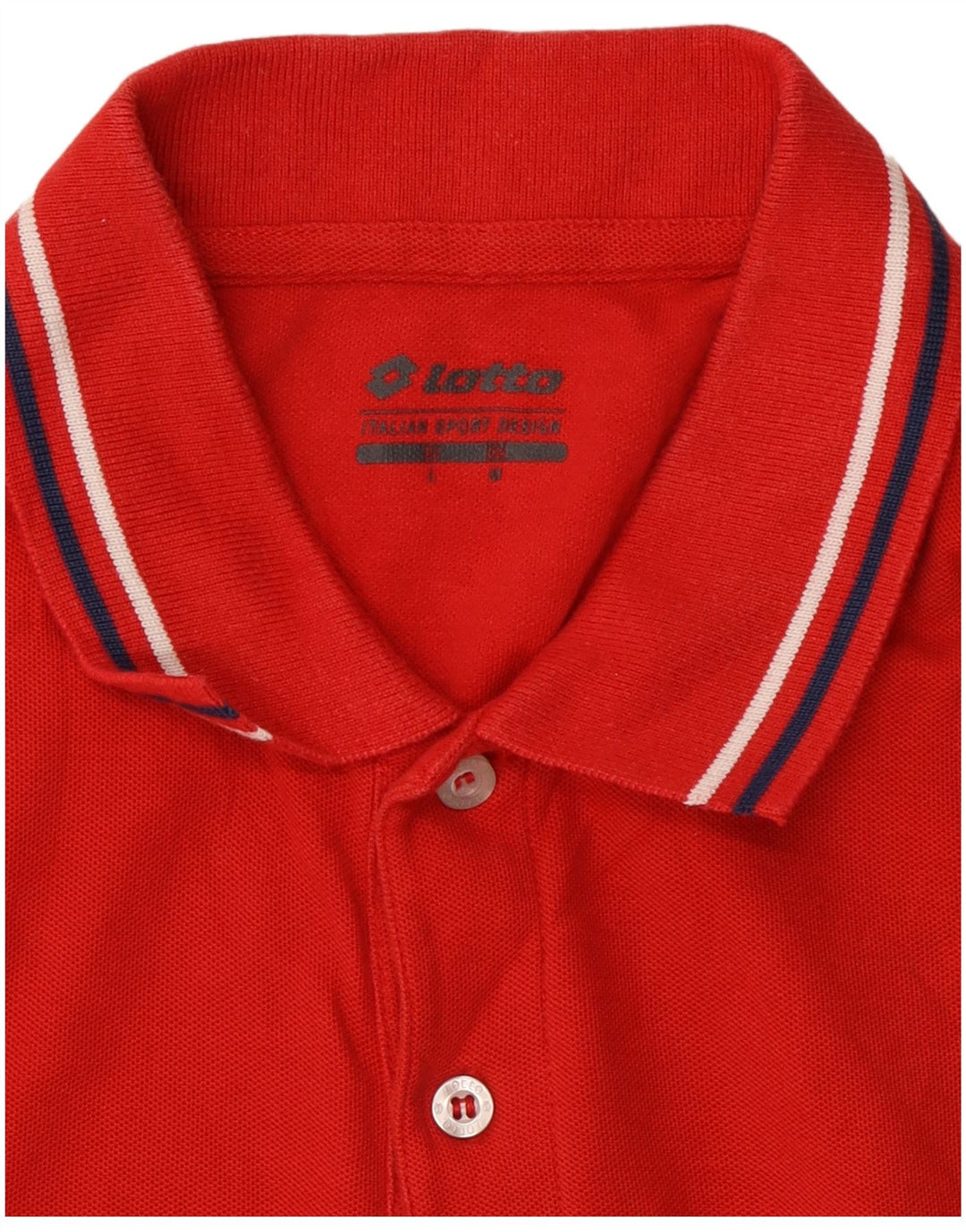 Lotto Herre Polo Shirt Stor Rød