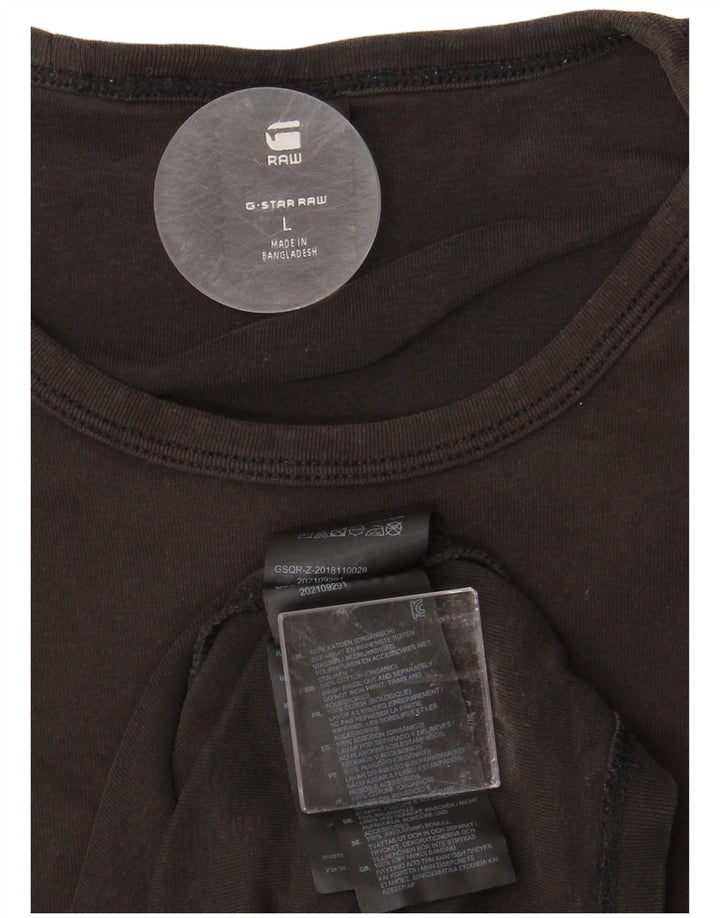 G-STAR Herre T-Shirt Top Stor Sort Bomuld