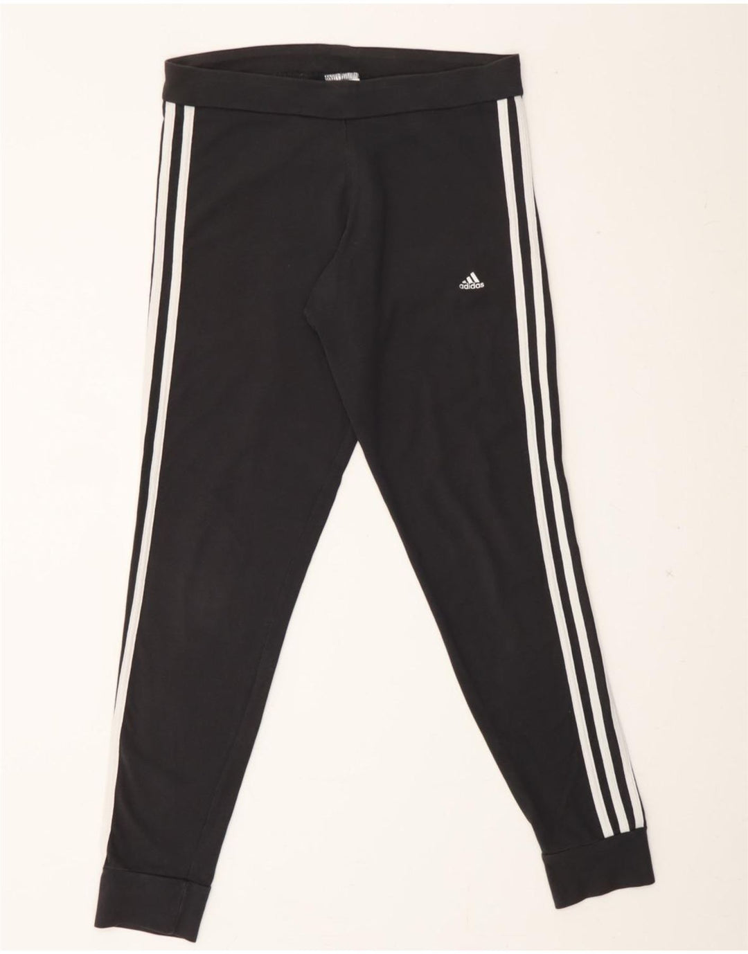 ADIDAS Womens Tracksuit Trousers Joggers UK 12/14 Medium  Black Vintage Adidas and Second-Hand Adidas from Messina Hembry 