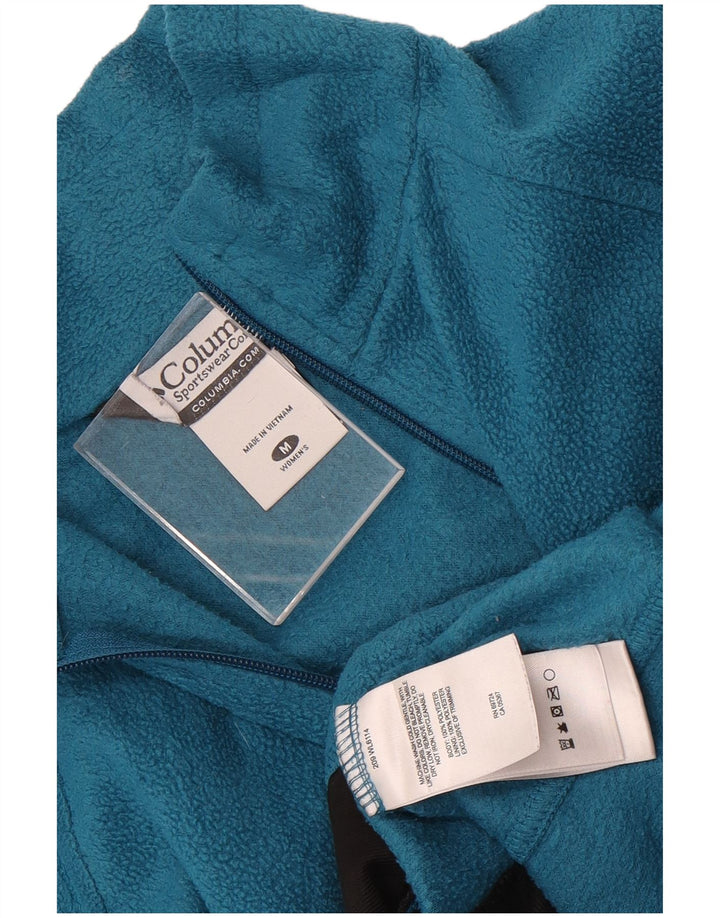 Columbia Dame Fleecejakke UK 14 Medium Blue Polyester