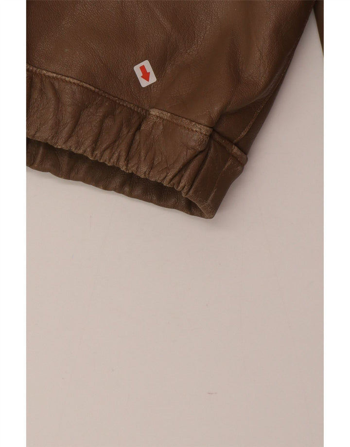 Vintage herre læderjakke UK 38 Medium Brown