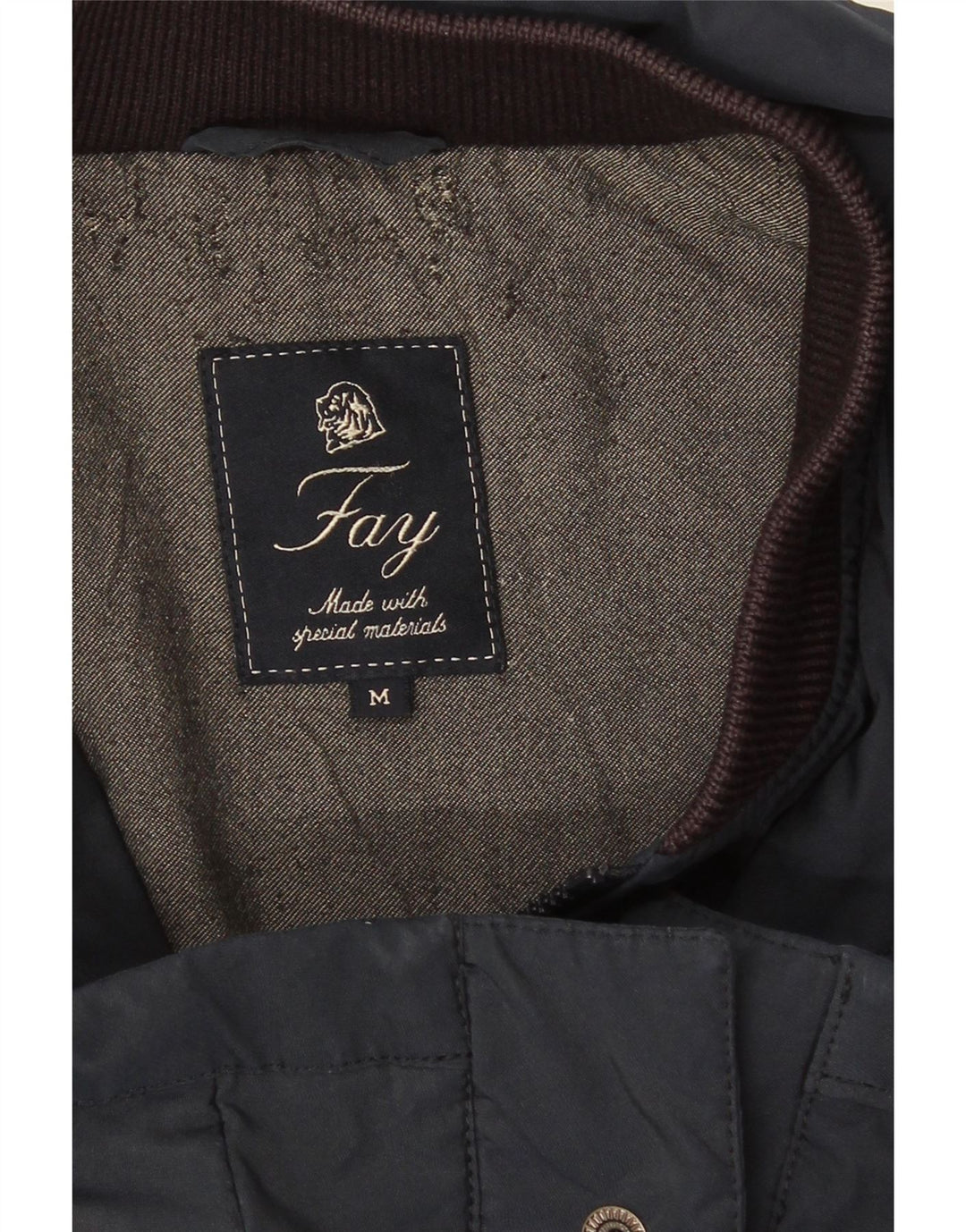 Fay Herre Utility Jacket UK 38 Medium Navy Blue
