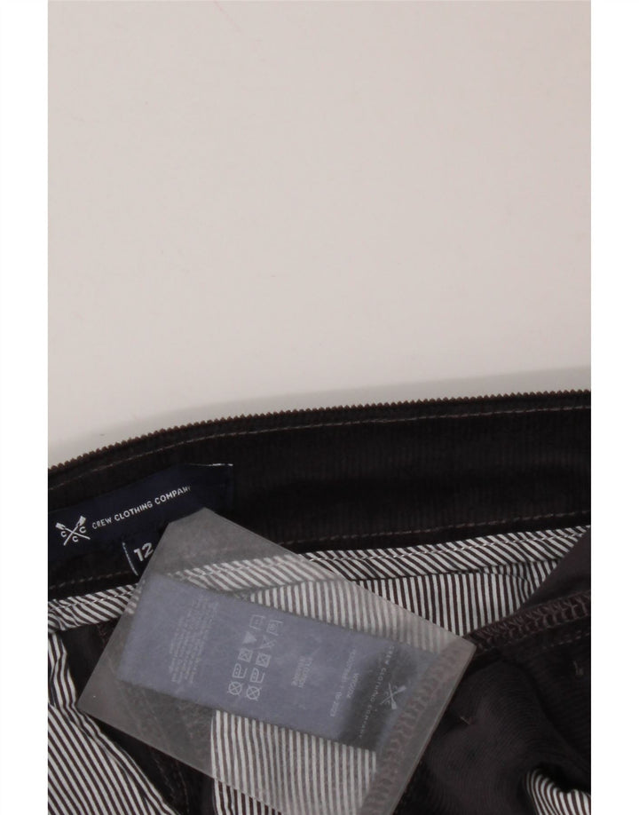 CREW CLOTHING Dame fløjlsbukser UK 12 Medium W30 L28 Navy Blue