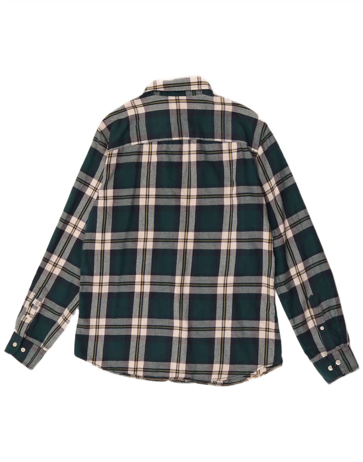 Jack & Jones Herre flannelskjorte Medium Grøn Plaid Bomuld