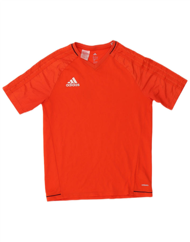 Adidas Boys Climacool T-Shirt Top 15-16 år Orange Polyester