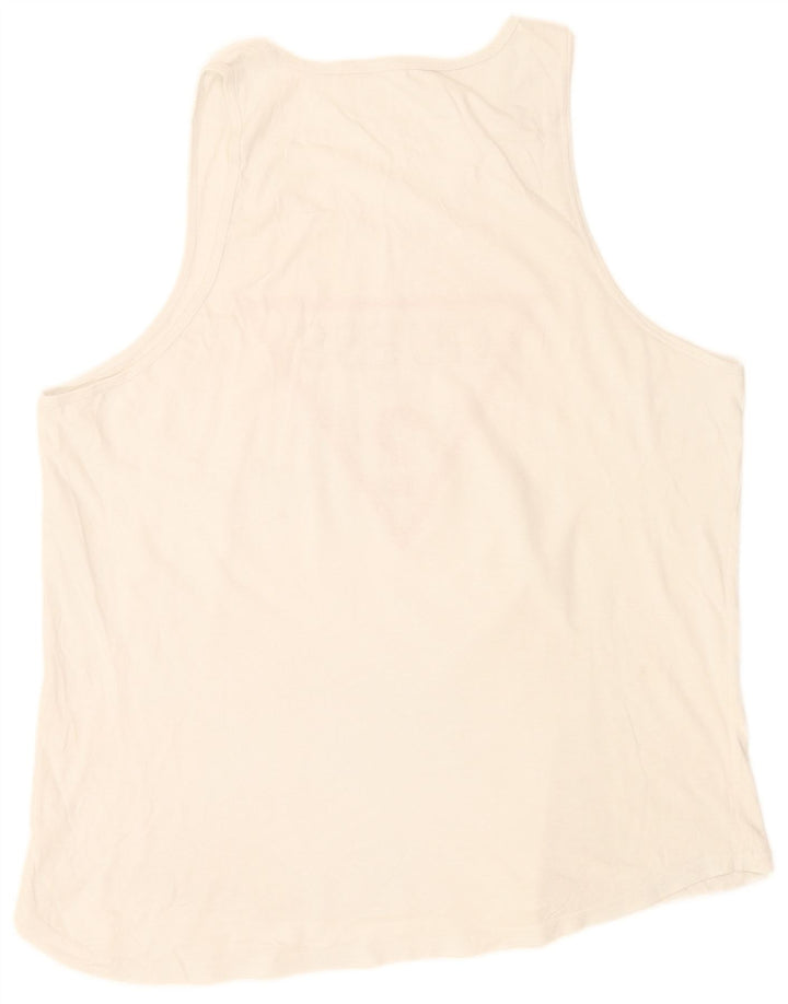 Guess Herre Grafisk Vest Top Stor Hvid