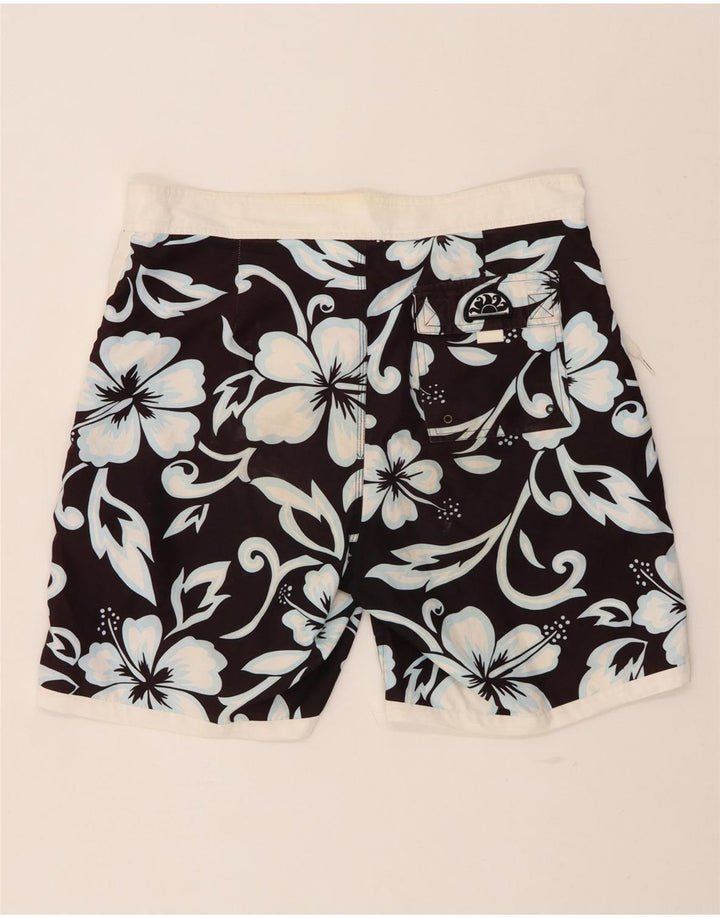 SUNDEK Badeshorts til mænd Large Black Floral Polyester