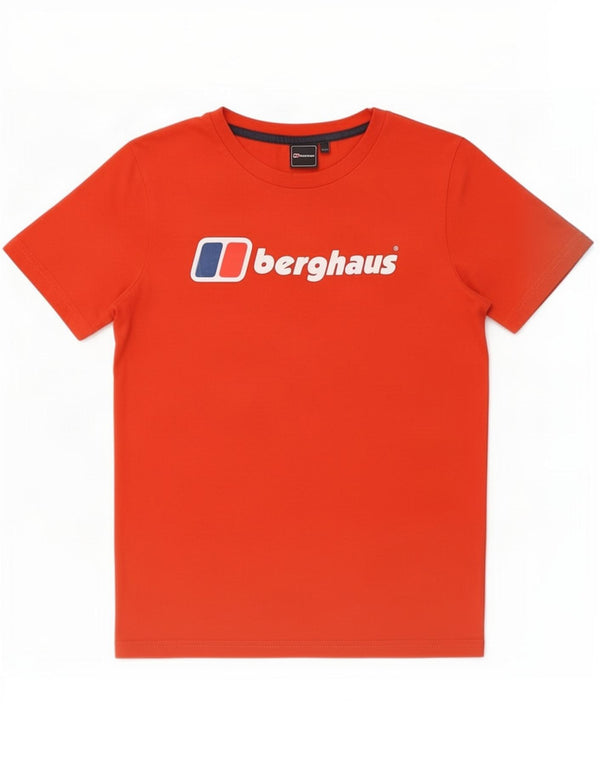 Berghaus Boys Grafisk T-Shirt Top 11-12 År Rød Bomuld