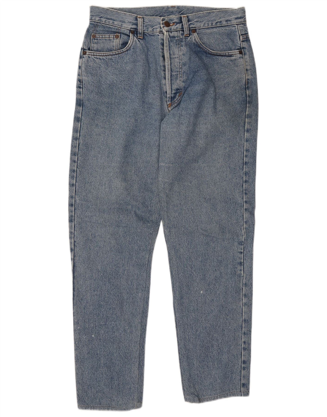 BENETTON Kvinder Højtaljede tilspidsede Jeans IT 48 XL W32 L30 Blå Bomuld