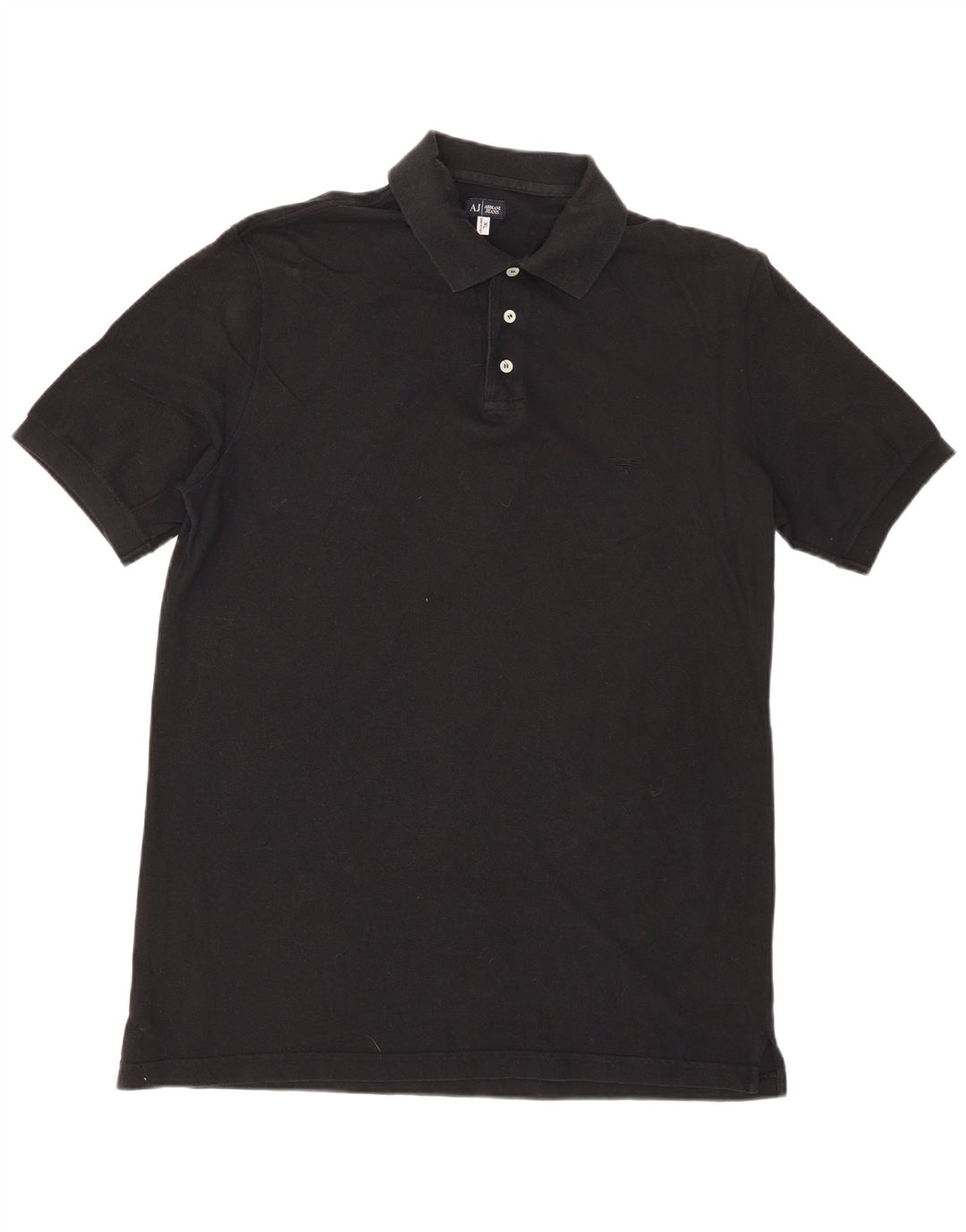 ARMANI JEANS Herre poloshirt XL sort bomuld