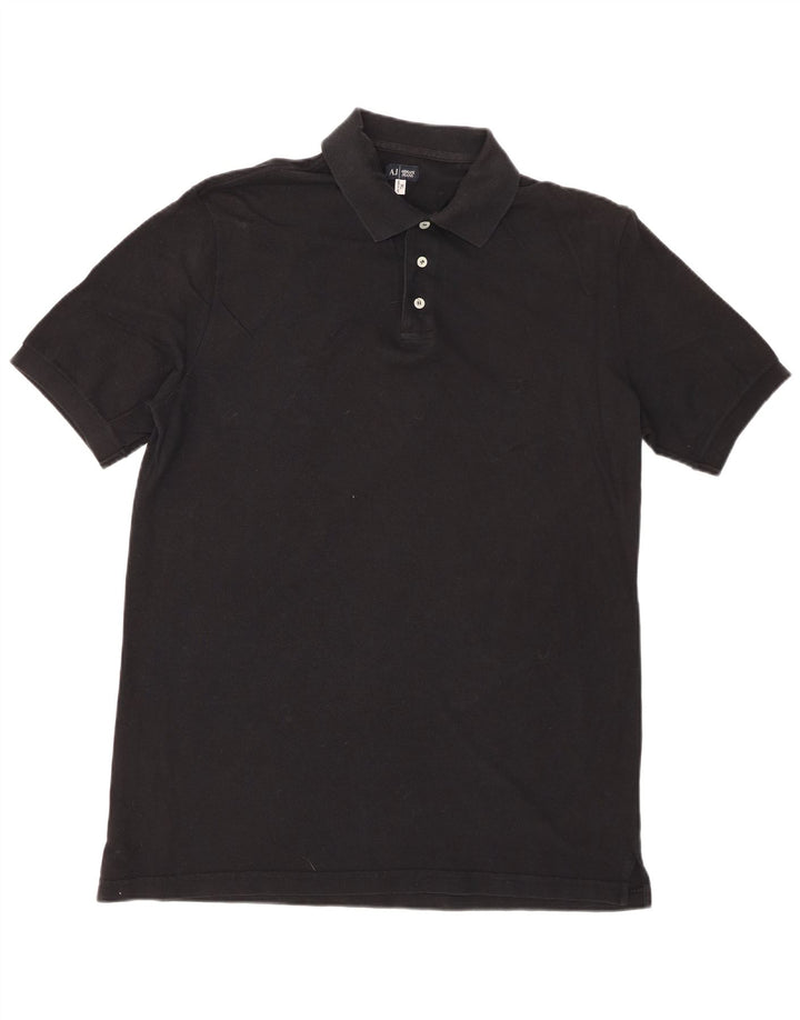 ARMANI JEANS Herre poloshirt XL sort bomuld