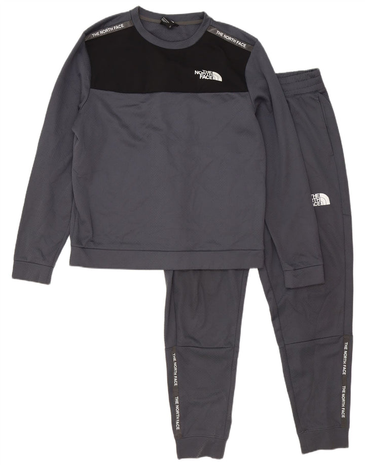 The North Face Herre grafisk hel træningsdragt Medium Grey Colourblock