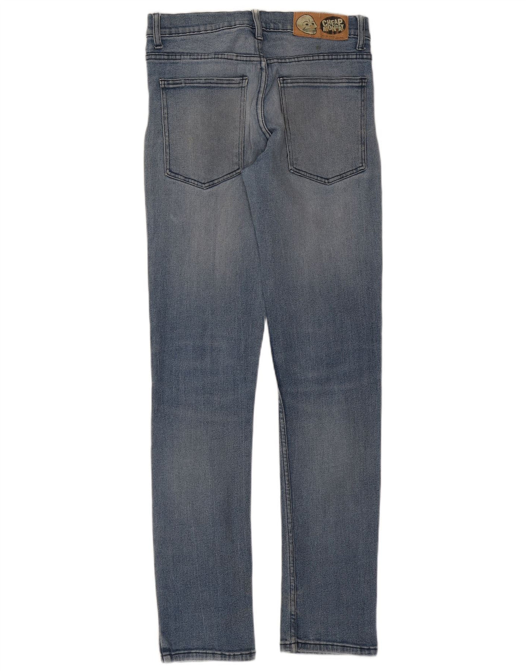 BILLIG MANDAG Dame Skinny Jeans W32 L34 Blå Bomuld